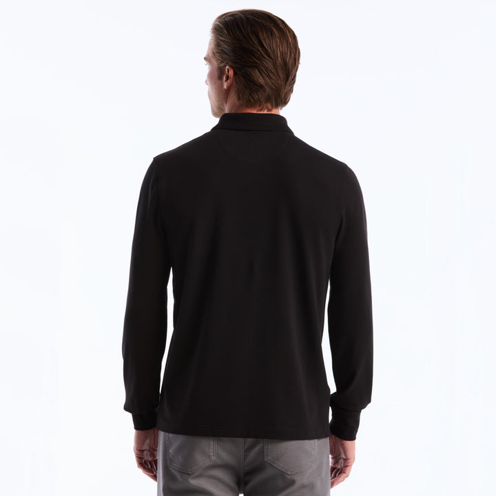 Polo De Manga Larga De Algodón Tencel