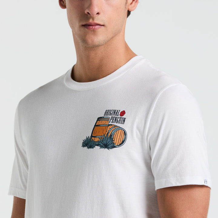 Playera Con Pequeño Estampado En Pecho