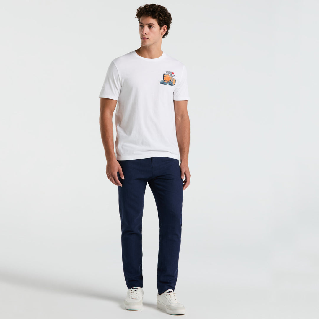 Playera Con Pequeño Estampado En Pecho