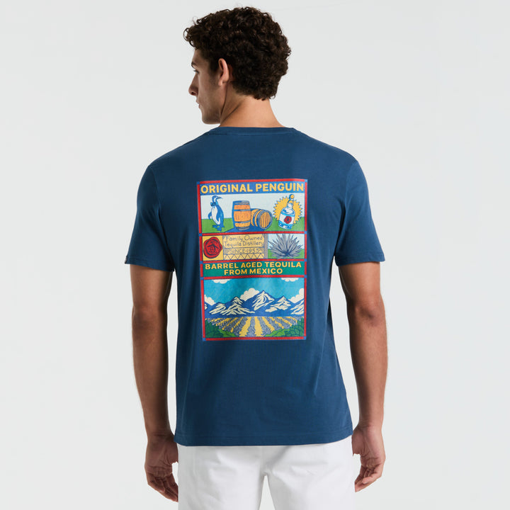 Playera Con Pequeño Estampado En Pecho