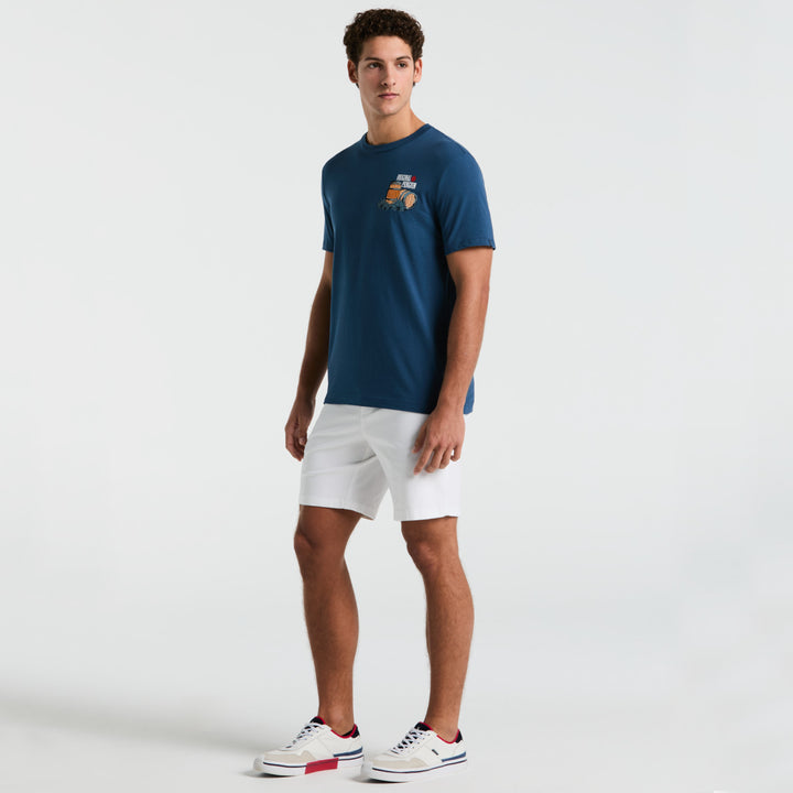 Playera Con Pequeño Estampado En Pecho