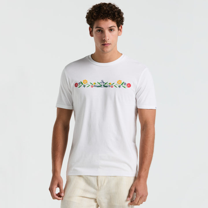 Playera Con Estampado Floral