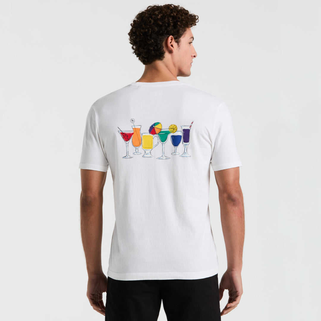 Playera Con Estampado Cocktails