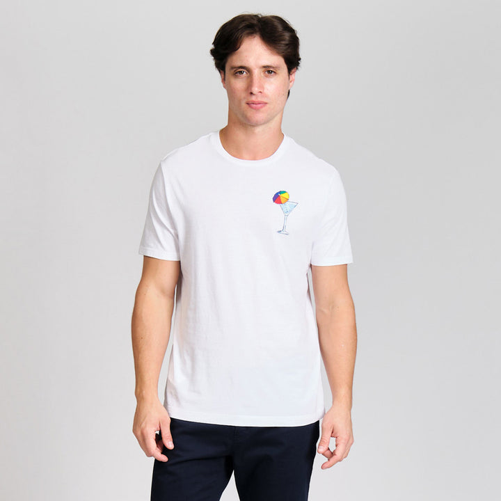 Playera Con Estampado Cocktails