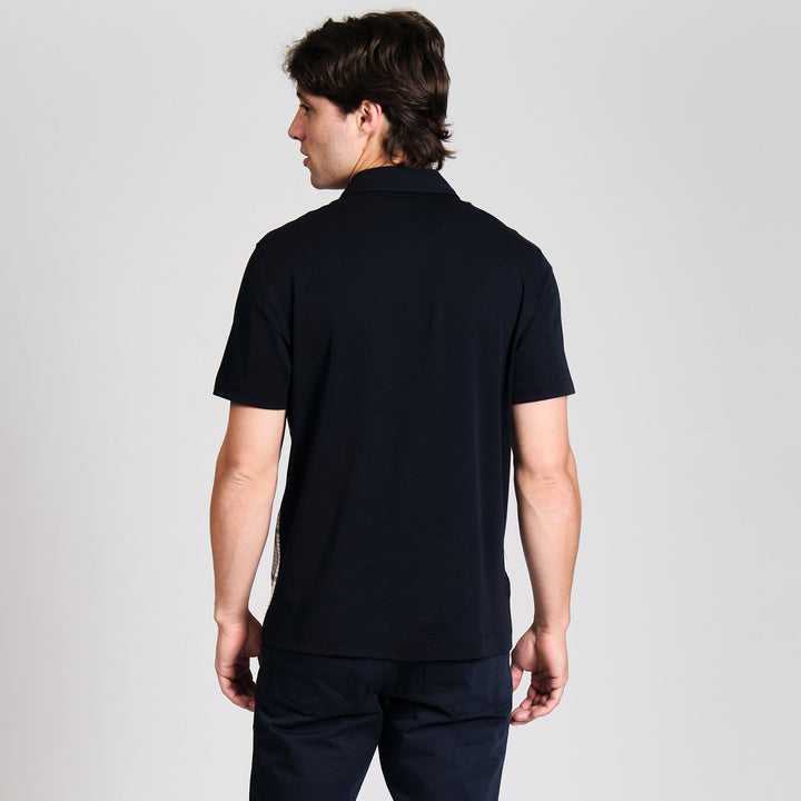 Camisa De Manga Corta Interlock A Cuadros