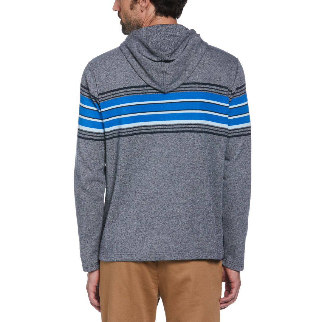 Sudadera Hoodie Terry Chest Stripe