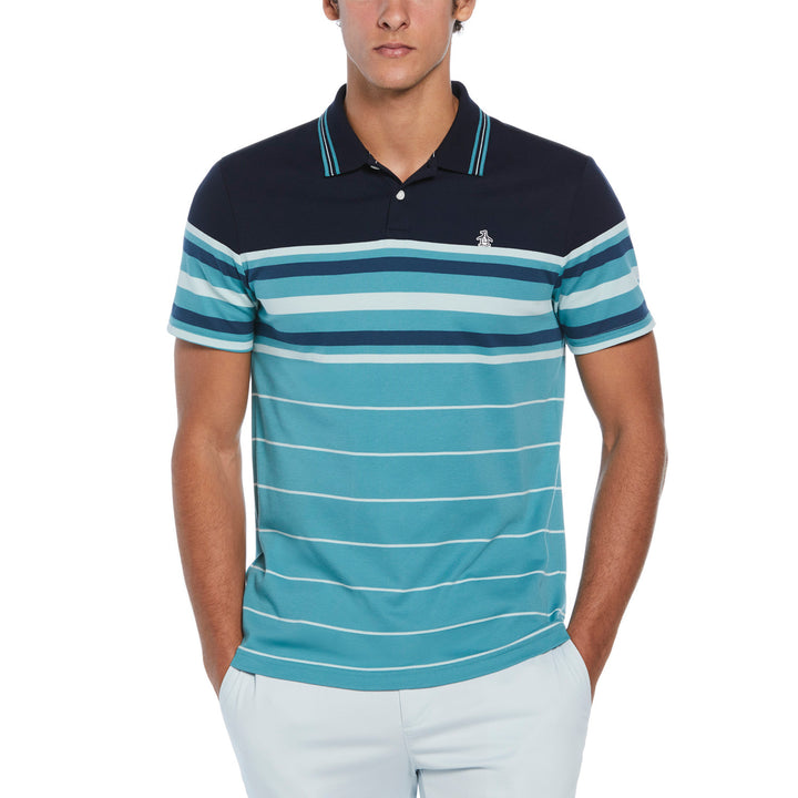 Polo A 2 Colores Con Franjas - Original Penguin México