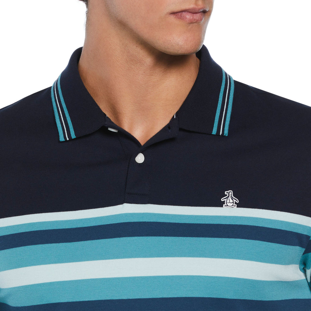 Polo A 2 Colores Con Franjas - Original Penguin México