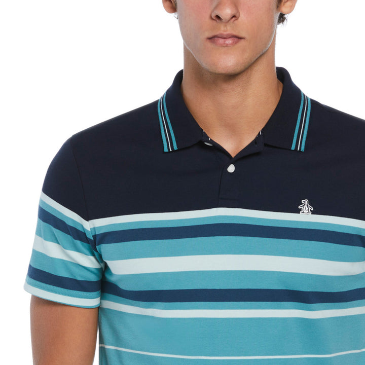 Polo A 2 Colores Con Franjas - Original Penguin México