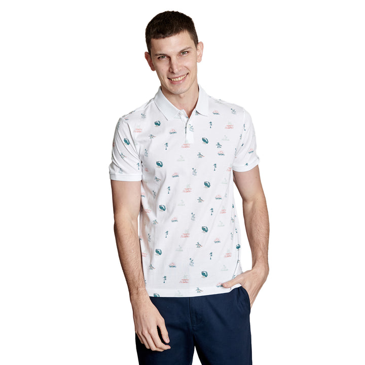 Polo Full Print Surf Pete - Original Penguin México