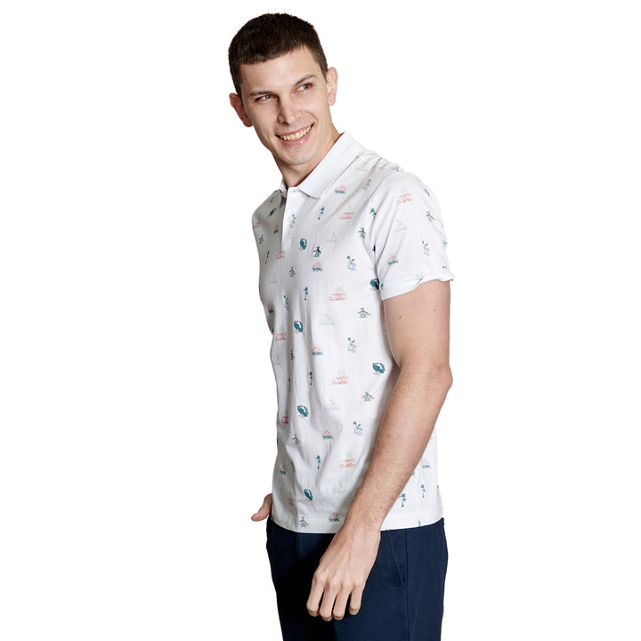 Polo Full Print Surf Pete - Original Penguin México