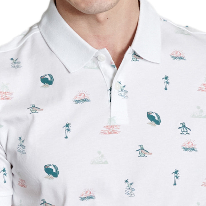 Polo Full Print Surf Pete - Original Penguin México