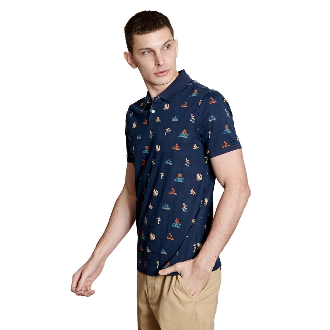 Polo Full Print Surf Pete - Original Penguin México