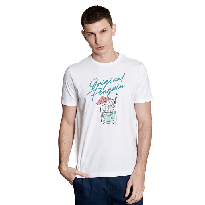 Playera Con Estampado Original Penguin Drink