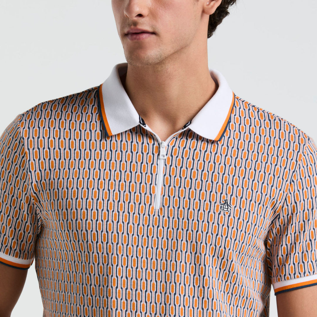 Polo Con Jacquard Tipped Geo - Original Penguin México