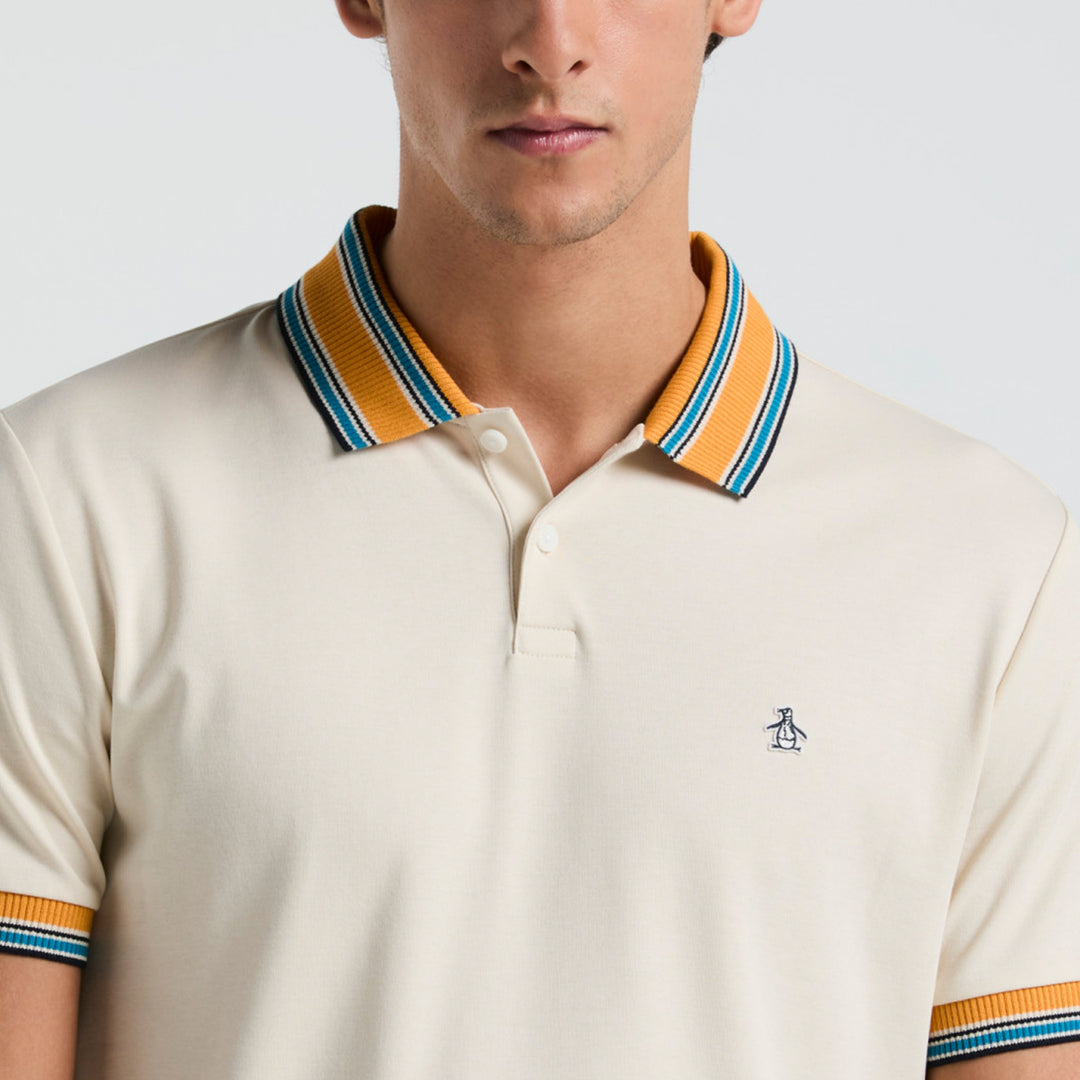 Polo Interlock Con Cuello En Punta - Original Penguin México