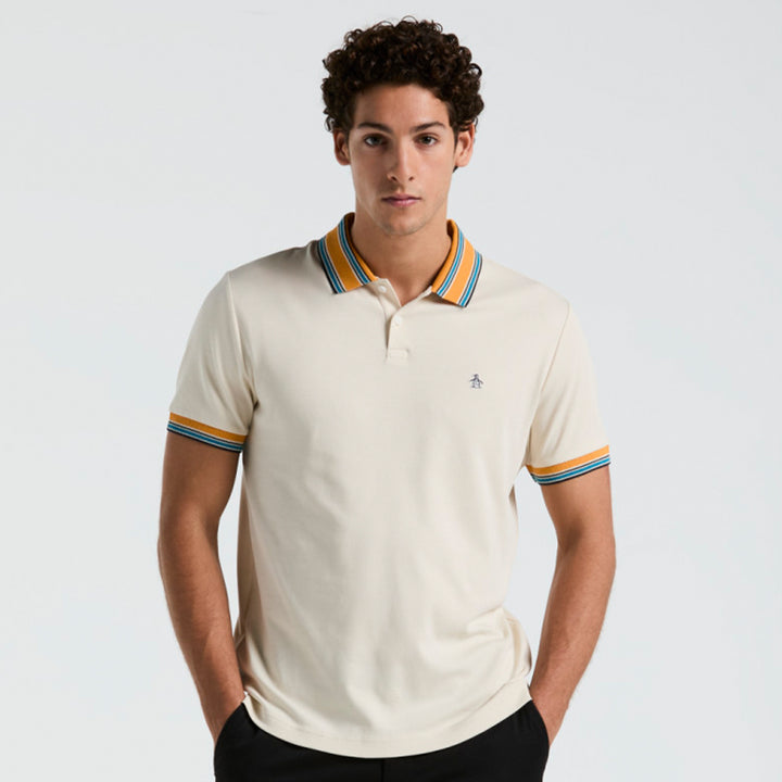 Polo Interlock Con Cuello En Punta - Original Penguin México