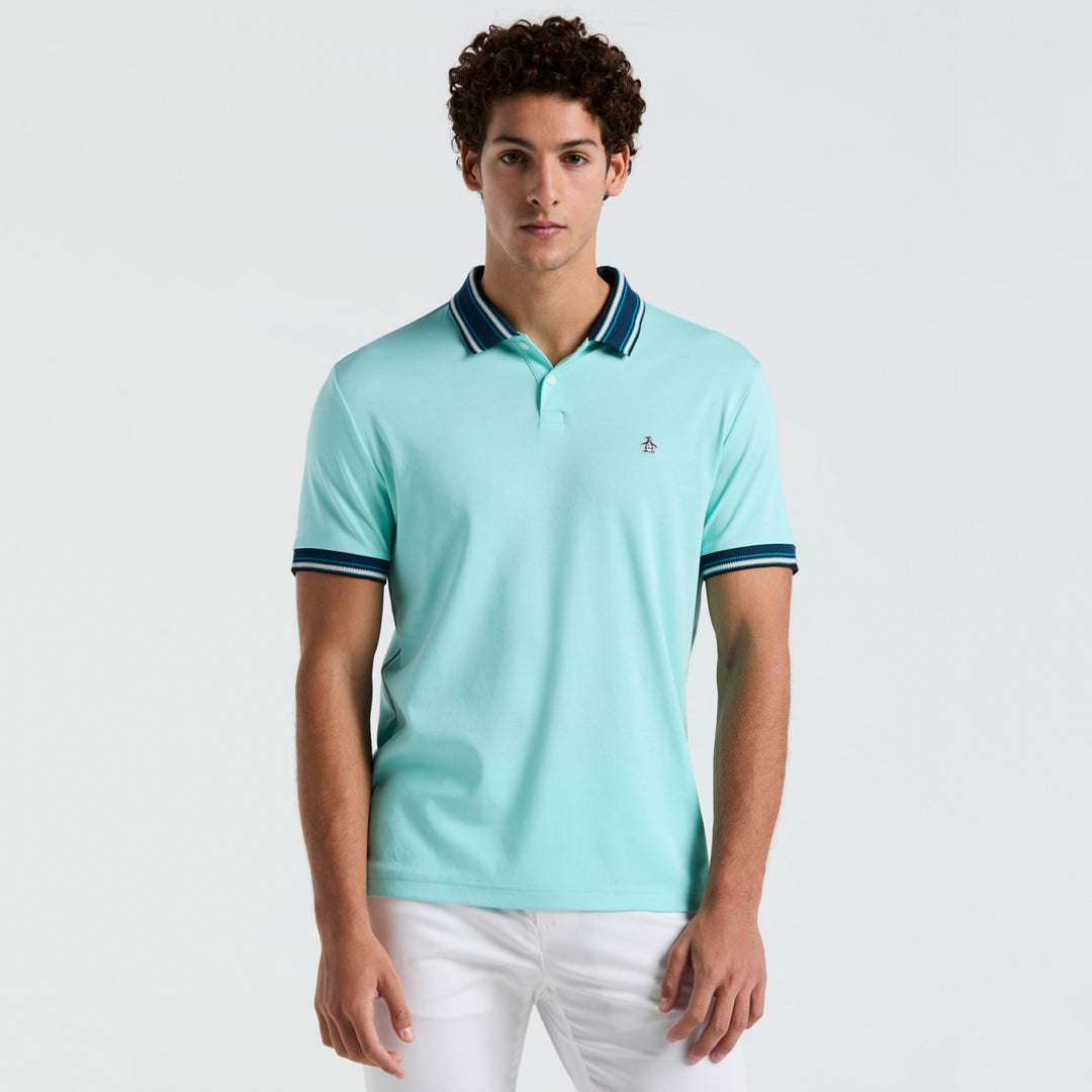 Polo Interlock Con Cuello En Punta - Original Penguin México