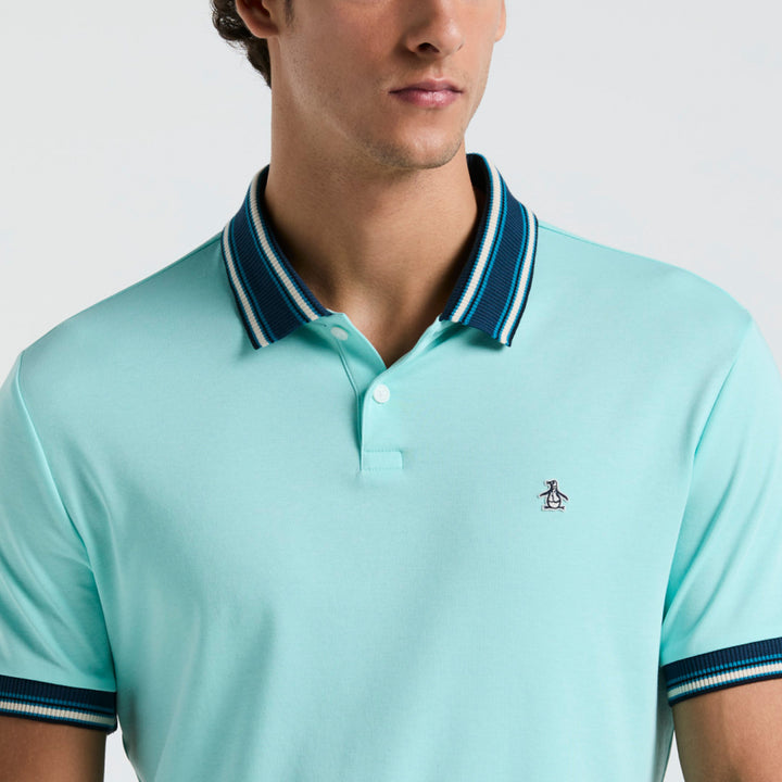 Polo Interlock Con Cuello En Punta - Original Penguin México