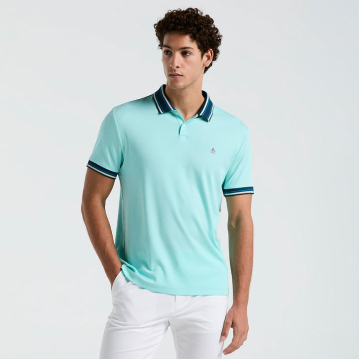 Polo Interlock Con Cuello En Punta - Original Penguin México