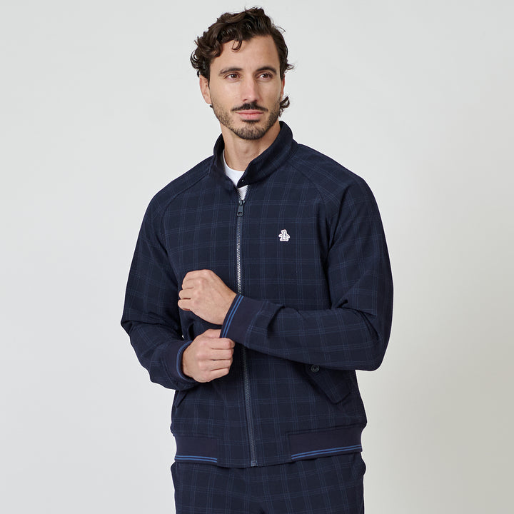 Chamarra De Seersucker A Cuadros