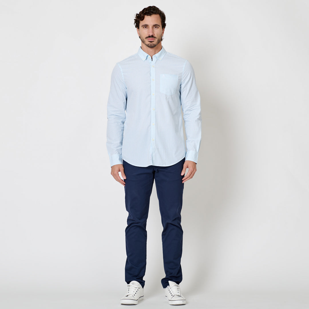 Camisa Manga Larga Gingham