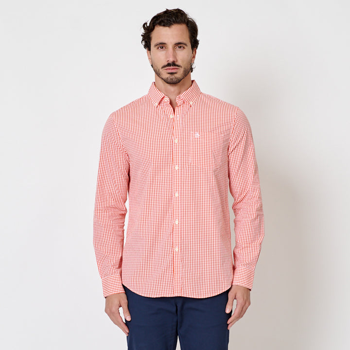 Camisa Manga Larga Gingham