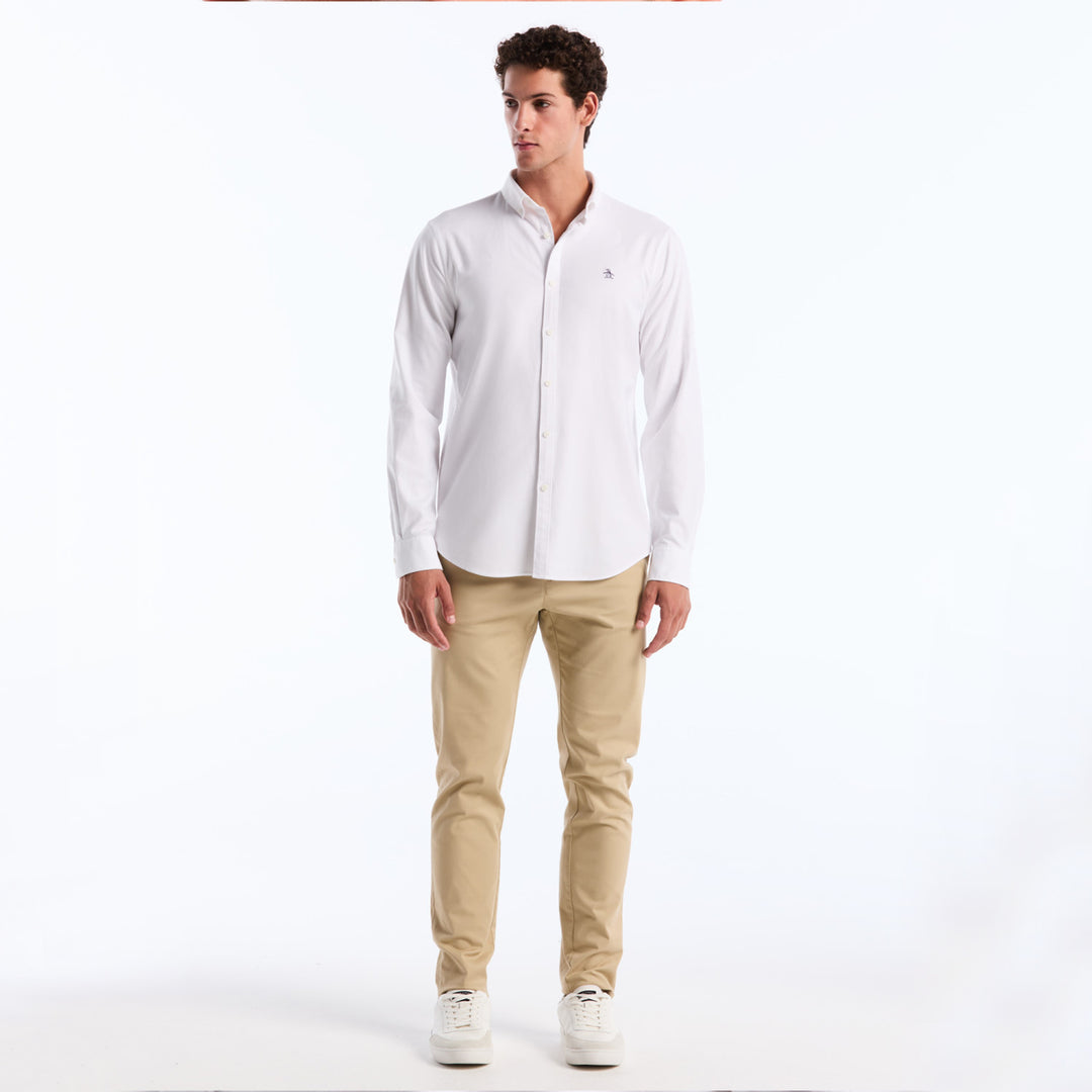 Camisa Manga Larga Oxford Stretch