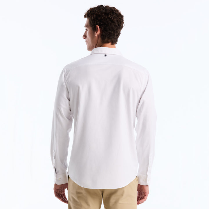 Camisa Manga Larga Oxford Stretch
