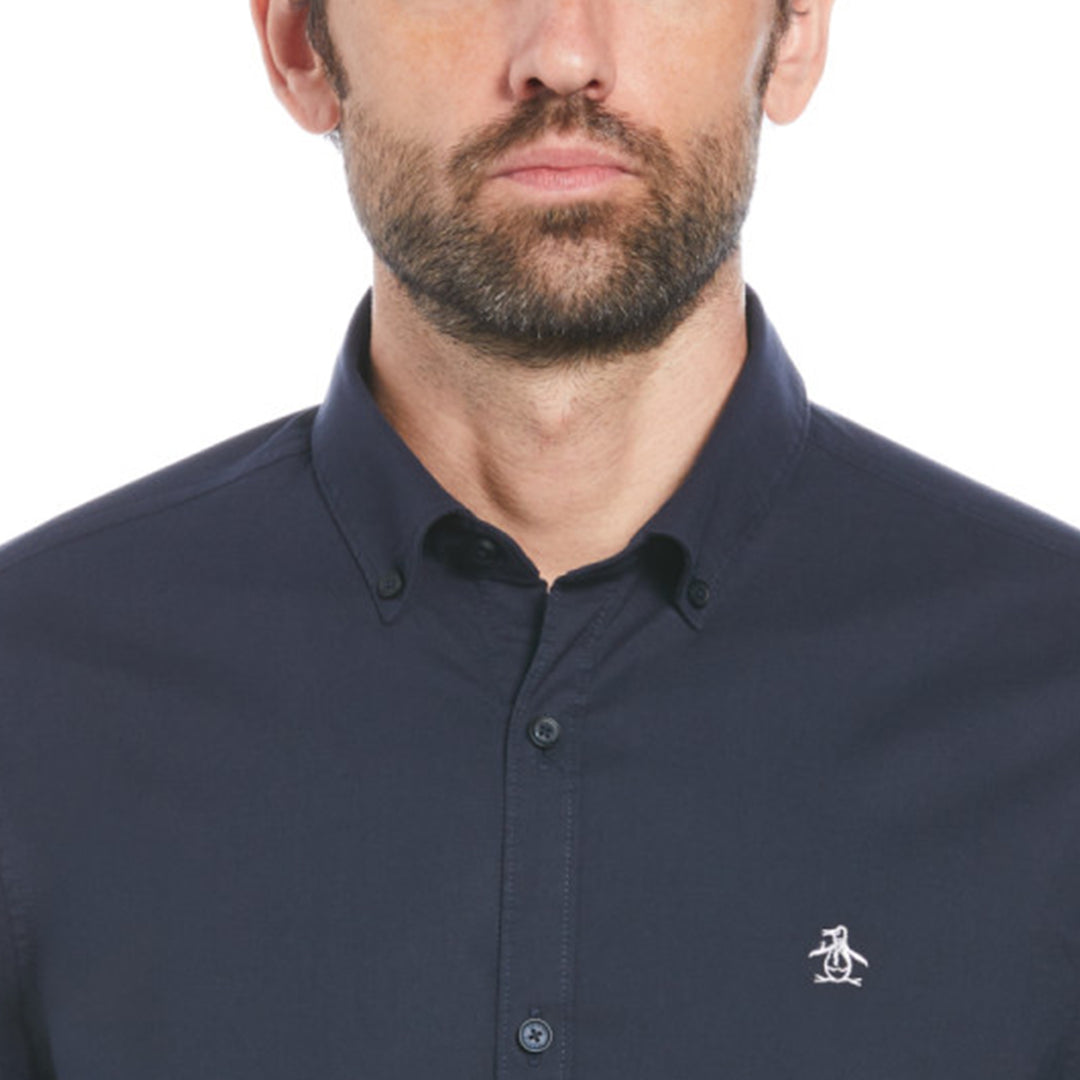 Camisa Manga Larga Oxford Stretch