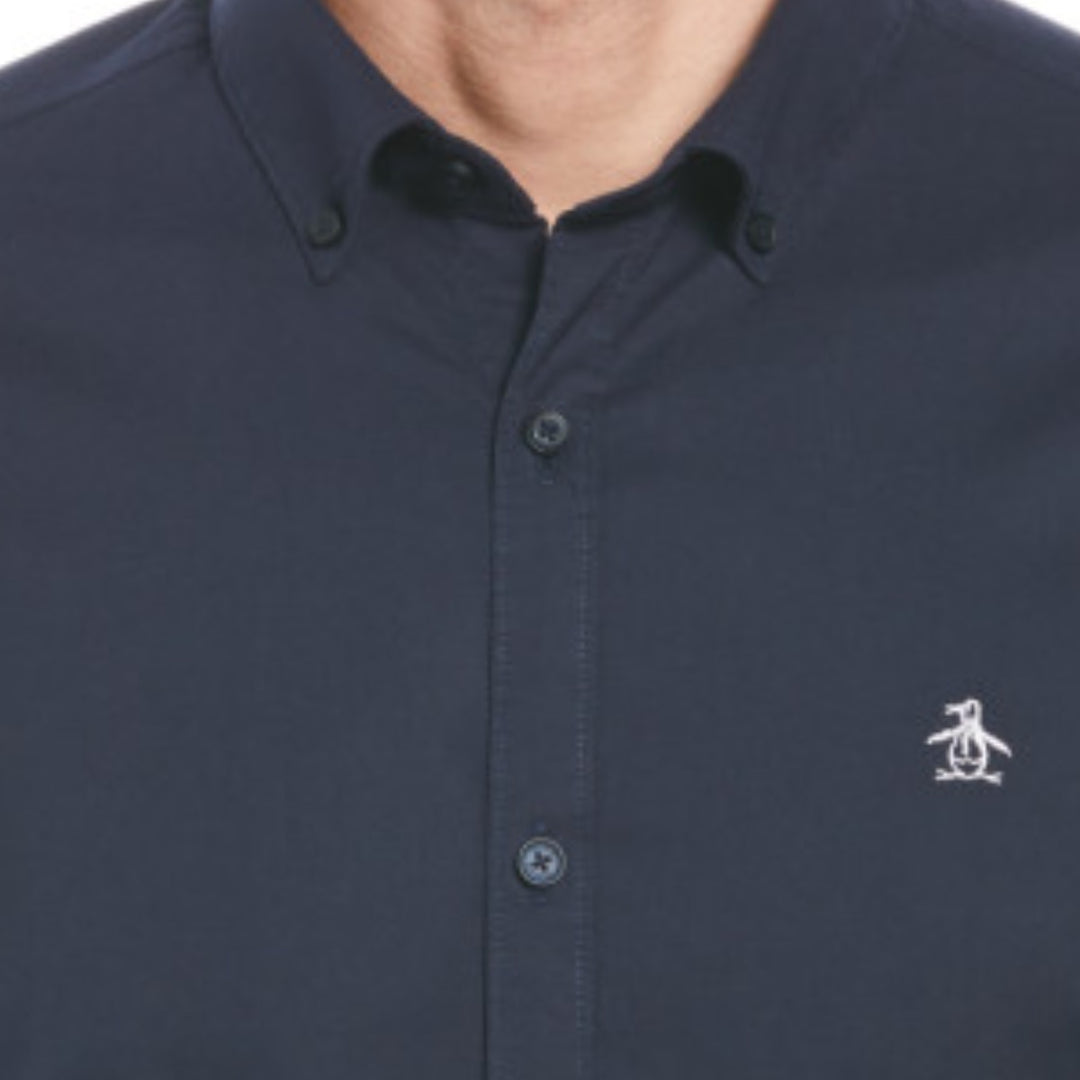 Camisa Manga Larga Oxford Stretch