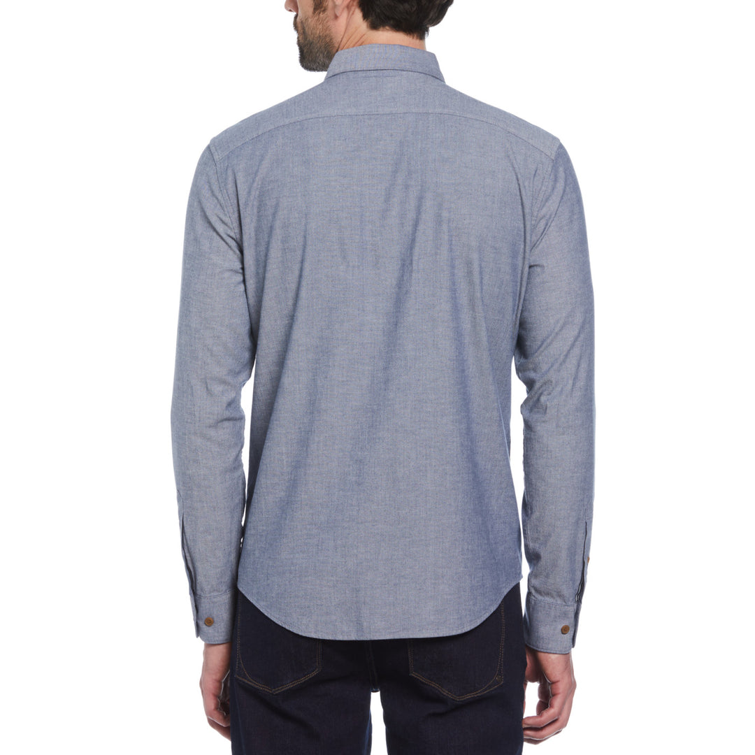 Camisa Manga Larga Stretch Chambray