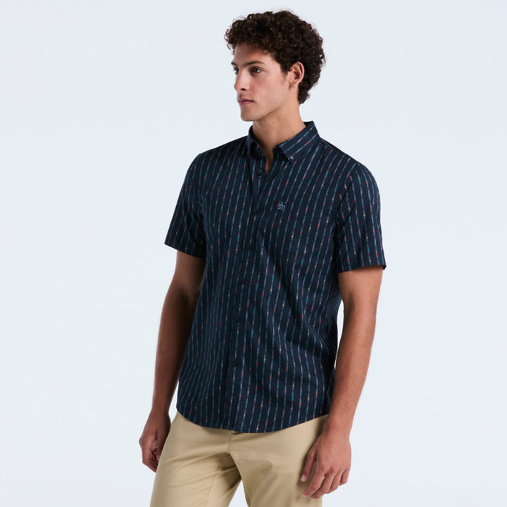 Camisa Manga Corta A Rayas