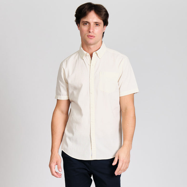 Camisa Manga Corta De Algodón
