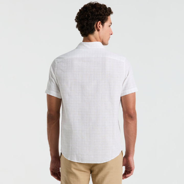 Camisa Manga Corta Cuadriculada