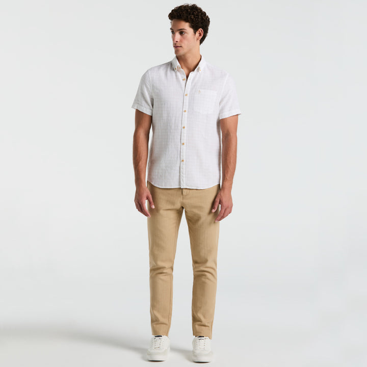 Camisa Manga Corta Cuadriculada