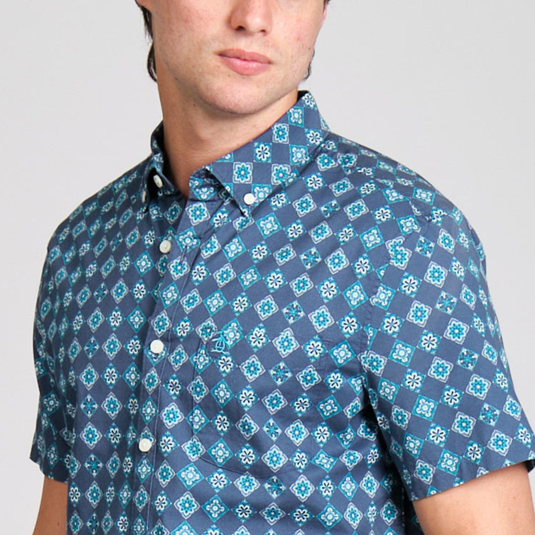 Camisa Manga Corta Azulejos