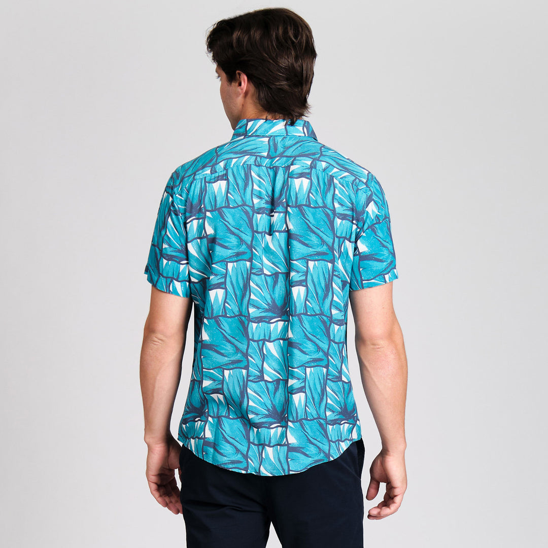 Camisa Manga Corta Azulejos De Agave