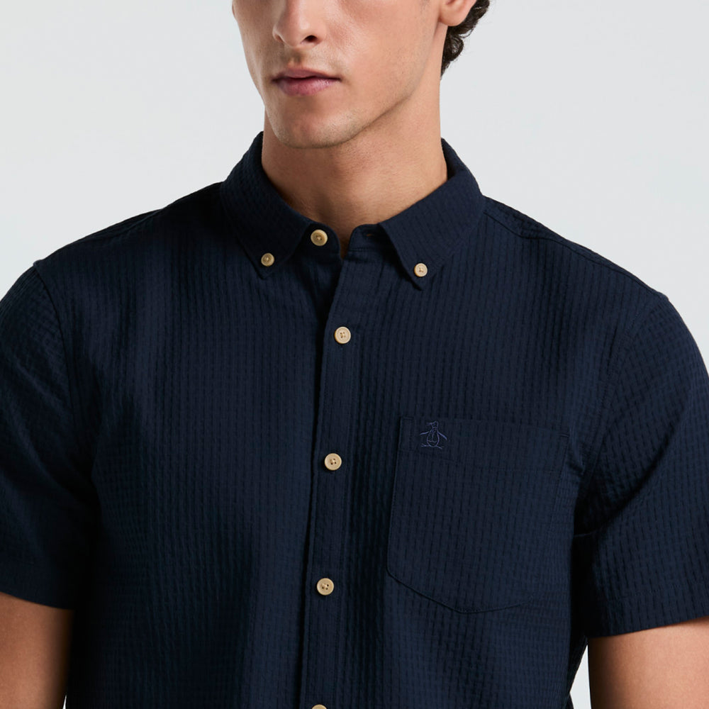 Camisa Manga Corta Lisa - Original Penguin México