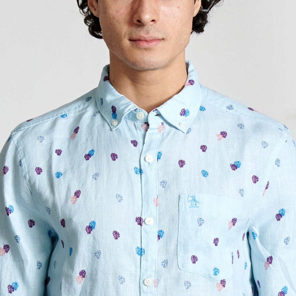 Camisa Manga Larga Mini Monstera - Original Penguin México
