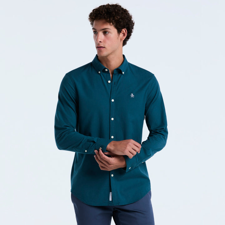 Camisa Manga Larga Oxford Stretch