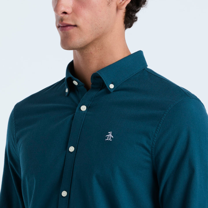 Camisa Manga Larga Oxford Stretch