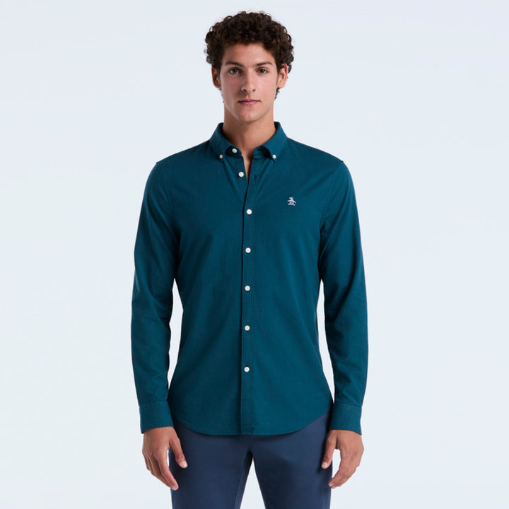Camisa Manga Larga Oxford Stretch