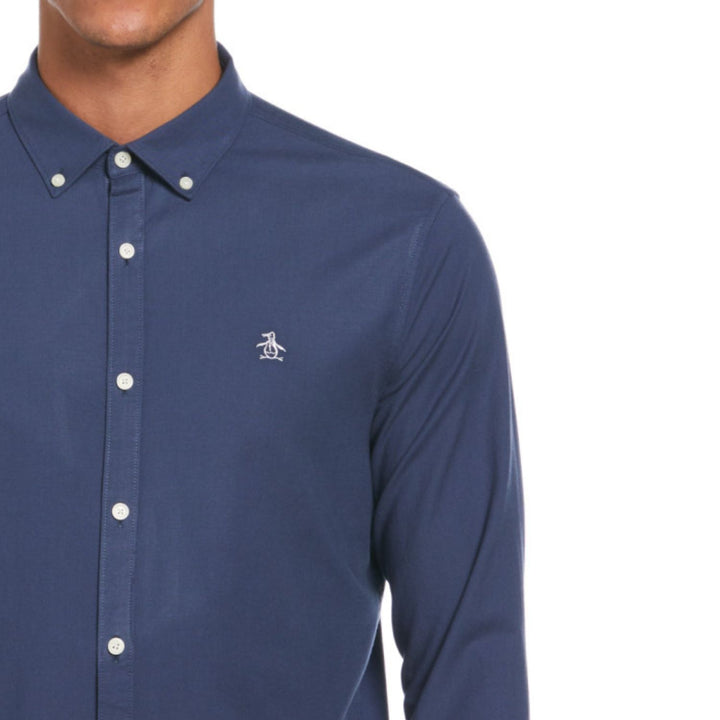 Camisa Manga Larga Oxford Stretch