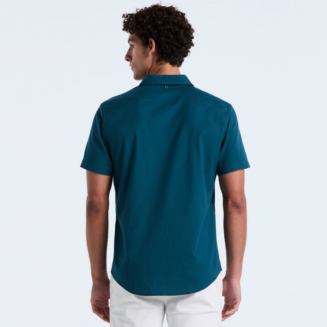 Camisa Manga Corta Oxford Stretch