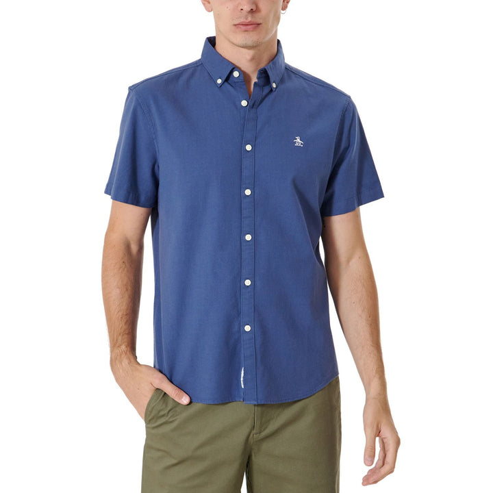 Camisa Manga Corta Oxford Stretch