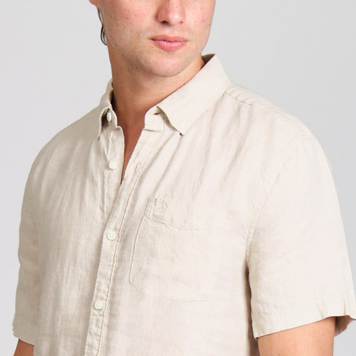 Camisa Manga Corta Con Bolsillo