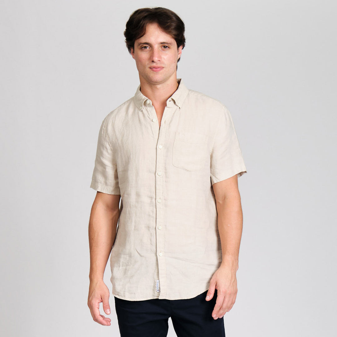Camisa Manga Corta Con Bolsillo