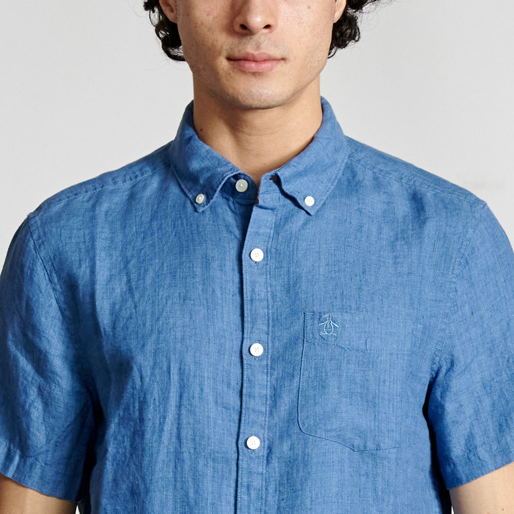 Camisa Manga Corta Con Bolsillo - Original Penguin México