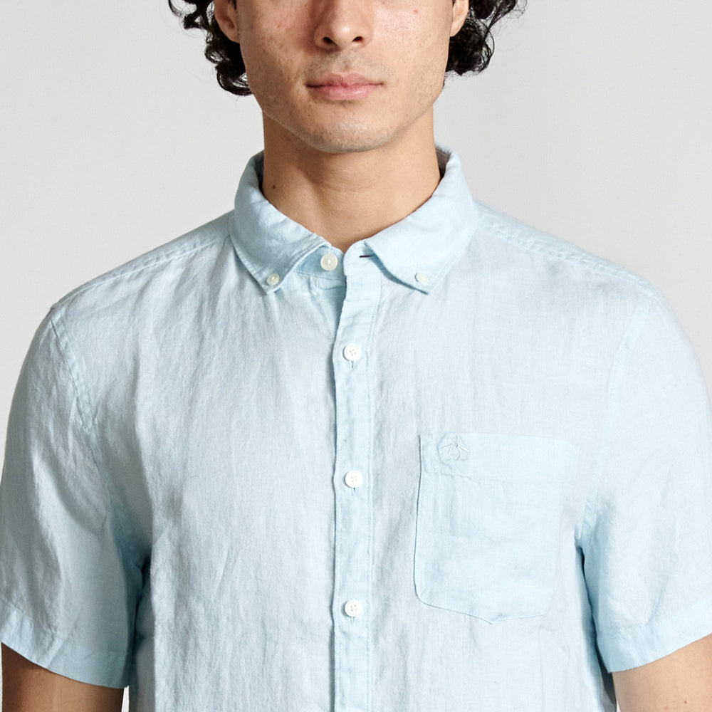 Camisa Manga Corta Con Bolsillo - Original Penguin México